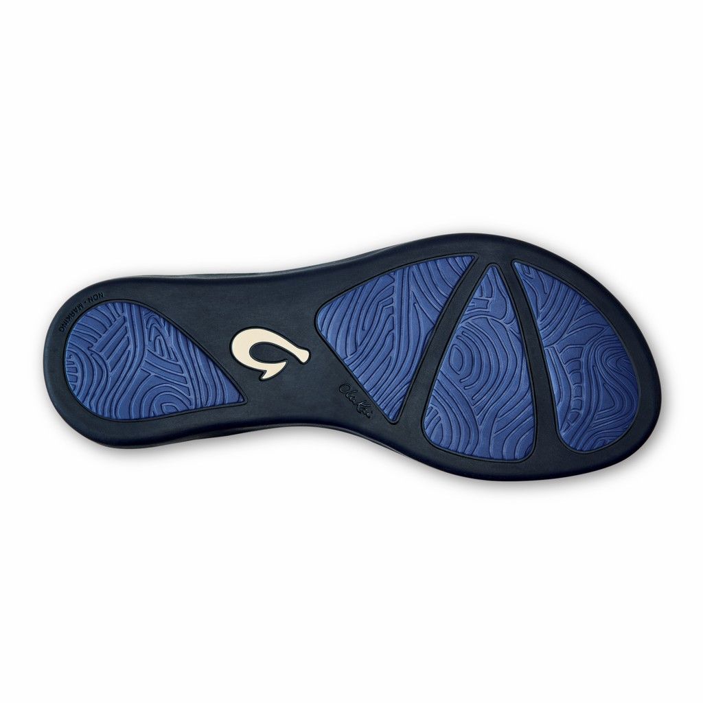 Olukai Women's Hoopio Flip Flop - Deepest Depths US871-504